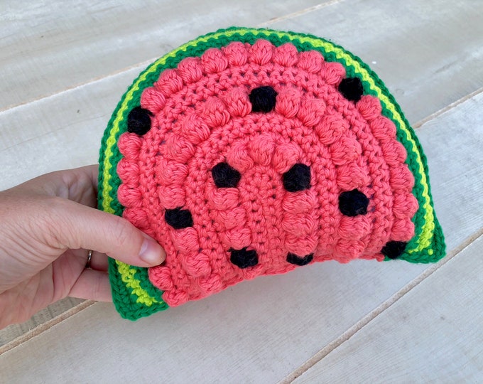 Crafty Watermelon Rattle Crochet Pattern