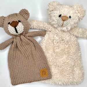 MACHINE KNIT Bear Lovey Pattern- Addi Bear, Addi Knit Pattern, Knitting Machine Patterns, Knit Bear Addi Tutorial, Machine Knit Bear Pattern