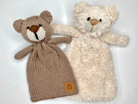 MACHINE KNIT Bear Lovey Pattern- Addi Bear, Addi Knit Pattern, Knitting Machine Patterns, Knit Bear Addi Tutorial, Machine Knit Bear Pattern