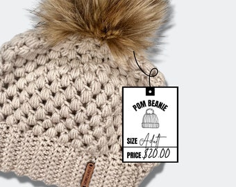 Closed Claire Beanie Tags