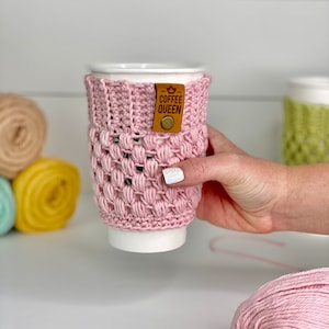 Crochet Coffee Cup Cozy Pattern, Crochet Coffee Sleeve, Crochet Mug Hugger Pattern, A Crafty Concept Crochet Pattern, Coffee Cozy Pattern