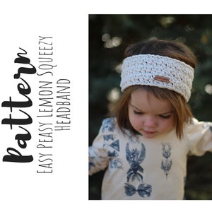 CROCHET Headband Pattern, Crochet Headband For Women, Girls Crochet Headband Pattern, Crochet Ear Warmer Pattern, Crochet Earwarmer Pattern image 2