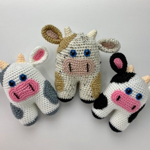 Cute Crochet Cow Amigurumi Pattern Make Your Own Adorable Cow Toy, Crochet Pattern Animal, Crochet Cow Pattern image 7