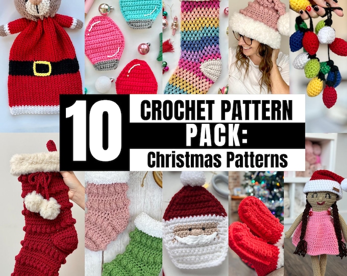 Crochet Gift Pocket Pattern Pack