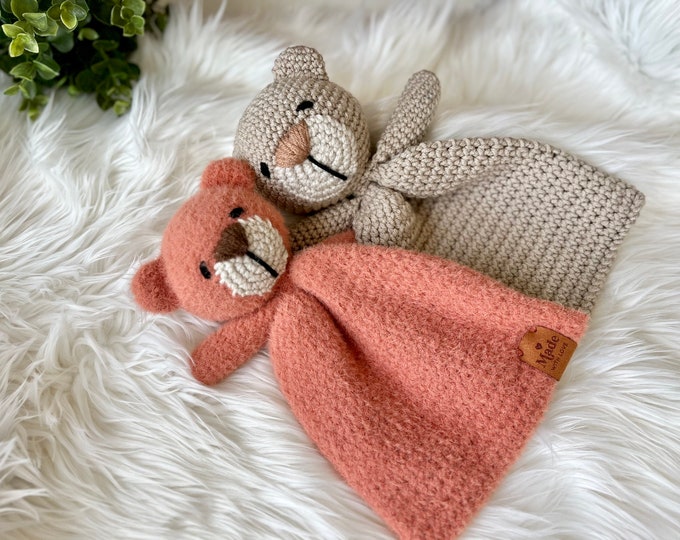 Teddy Bear Crochet Lovey Pattern