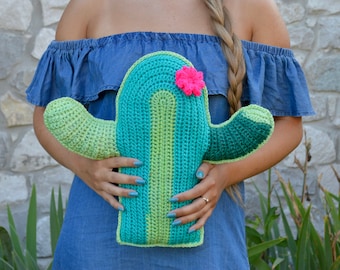 Crochet Cactus Pillow Pattern, Digital Download Cactus Pillow Pattern, Crochet Cactus Pattern, Cactus Pillow Pattern, Crochet Pattern