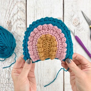 Crochet Rainbow Baby Rattle Pattern, Crochet Baby Rattle Pattern, Crochet Rainbow Baby Gift, Crochet Baby Shower Gift, Crochet Baby Toy image 3