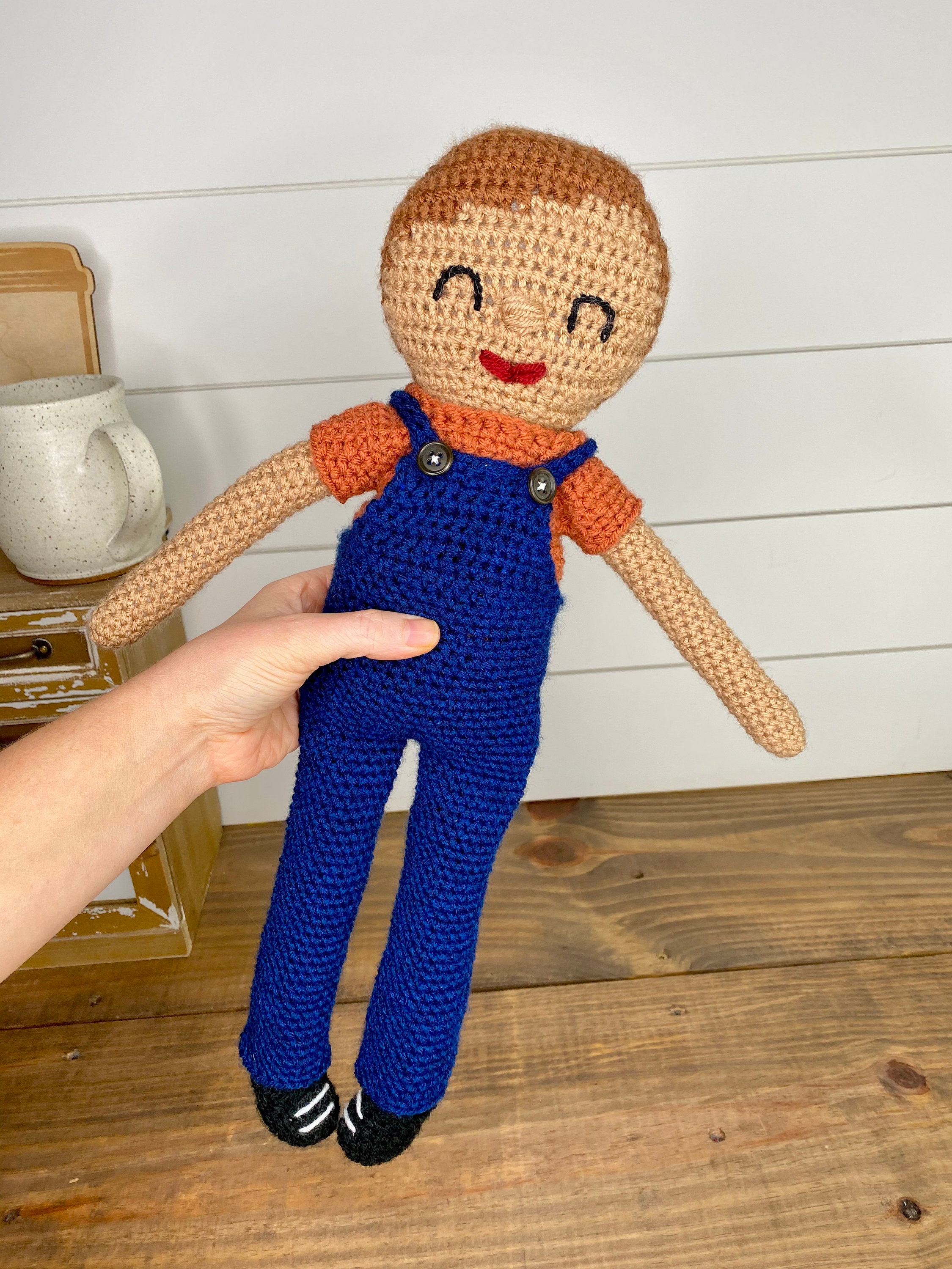 Crochet store rag doll