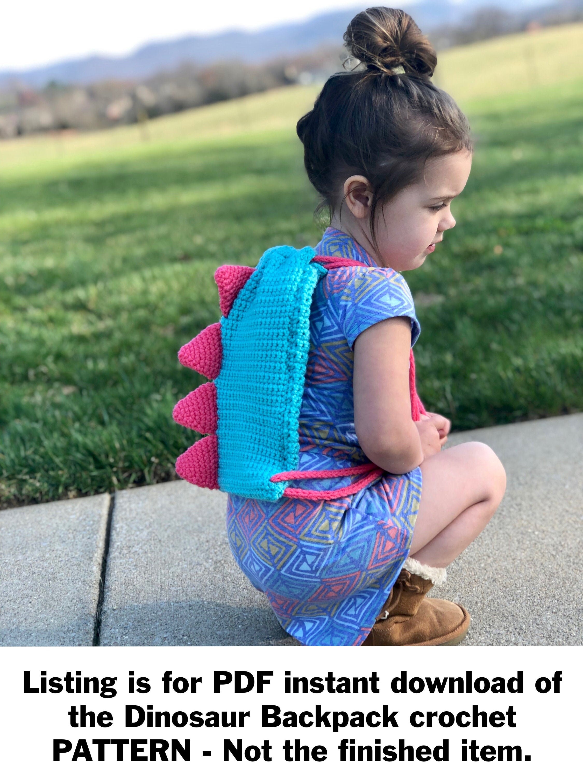 dinosaur backpack with spikes