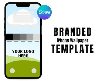 Branded iPhone Wallpaper Template