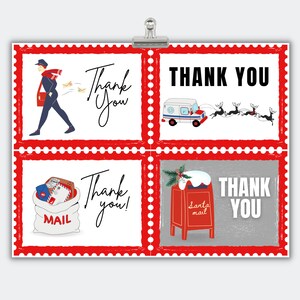 Tarjeta de agradecimiento del trabajador postal imprimible, PDF de regalo del trabajador postal, descarga instantánea, tarjetas de agradecimiento imprimibles, tarjeta de agradecimiento del trabajador postal