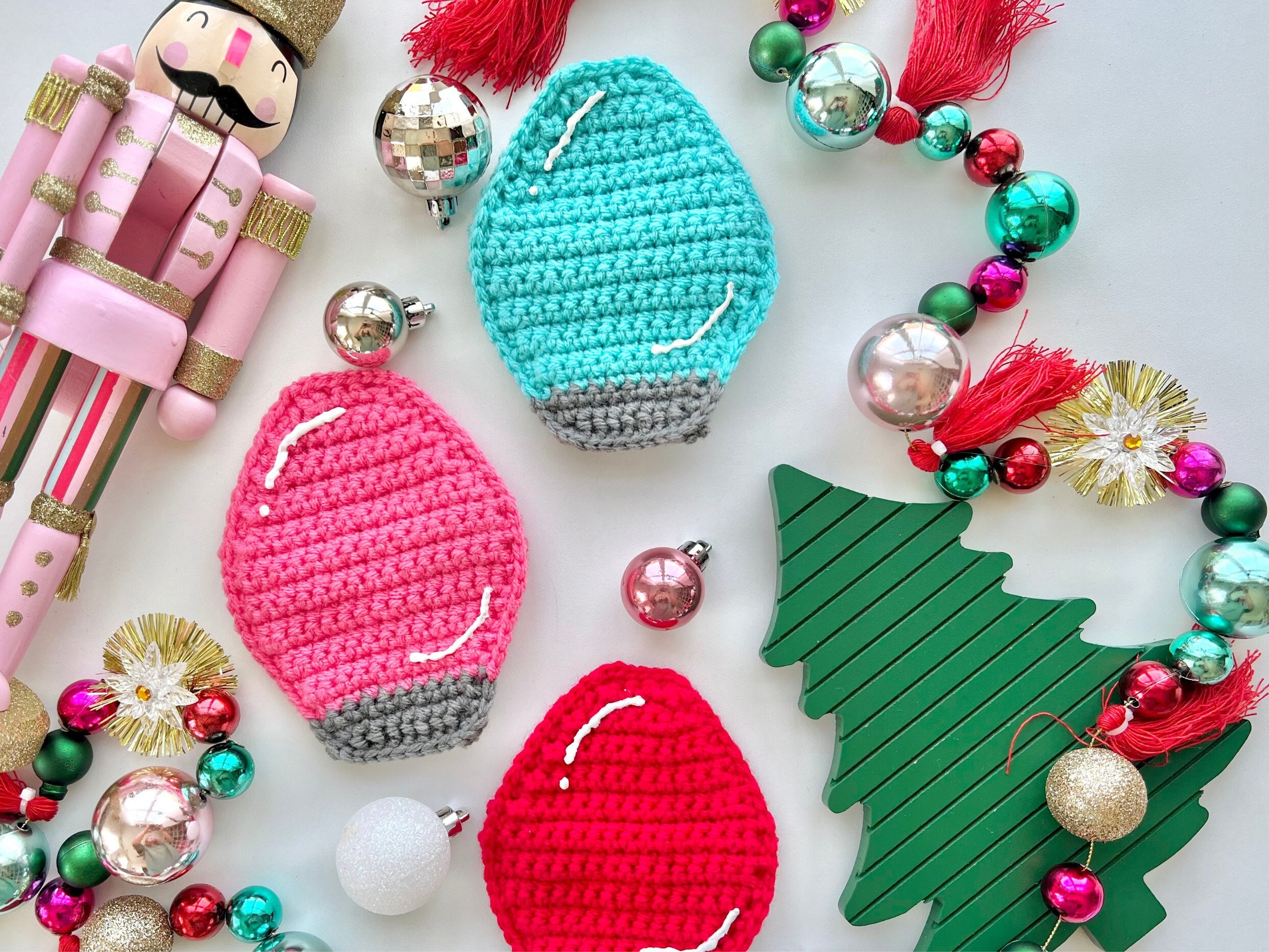 Crochet Christmas Lights Pattern