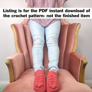 Crochet House Slippers Pattern, Crochet Slippers Pattern, Boho Slippers Crochet Pattern, Crochet House Shoes, Blanket Yarn Crochet Slippers image 10