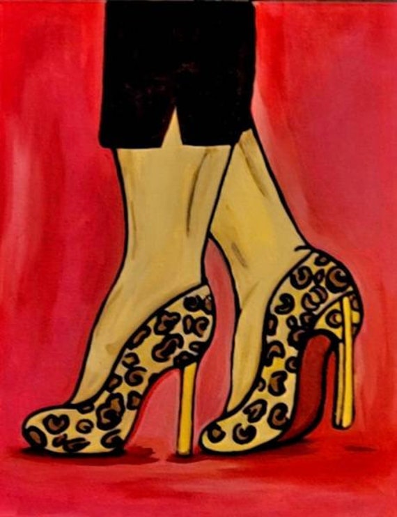 Pop Art Fashion Acrylic 11x14 Flat