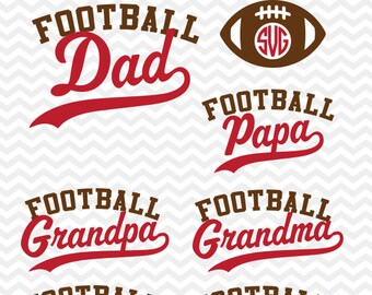 Download Grandpa football svg | Etsy