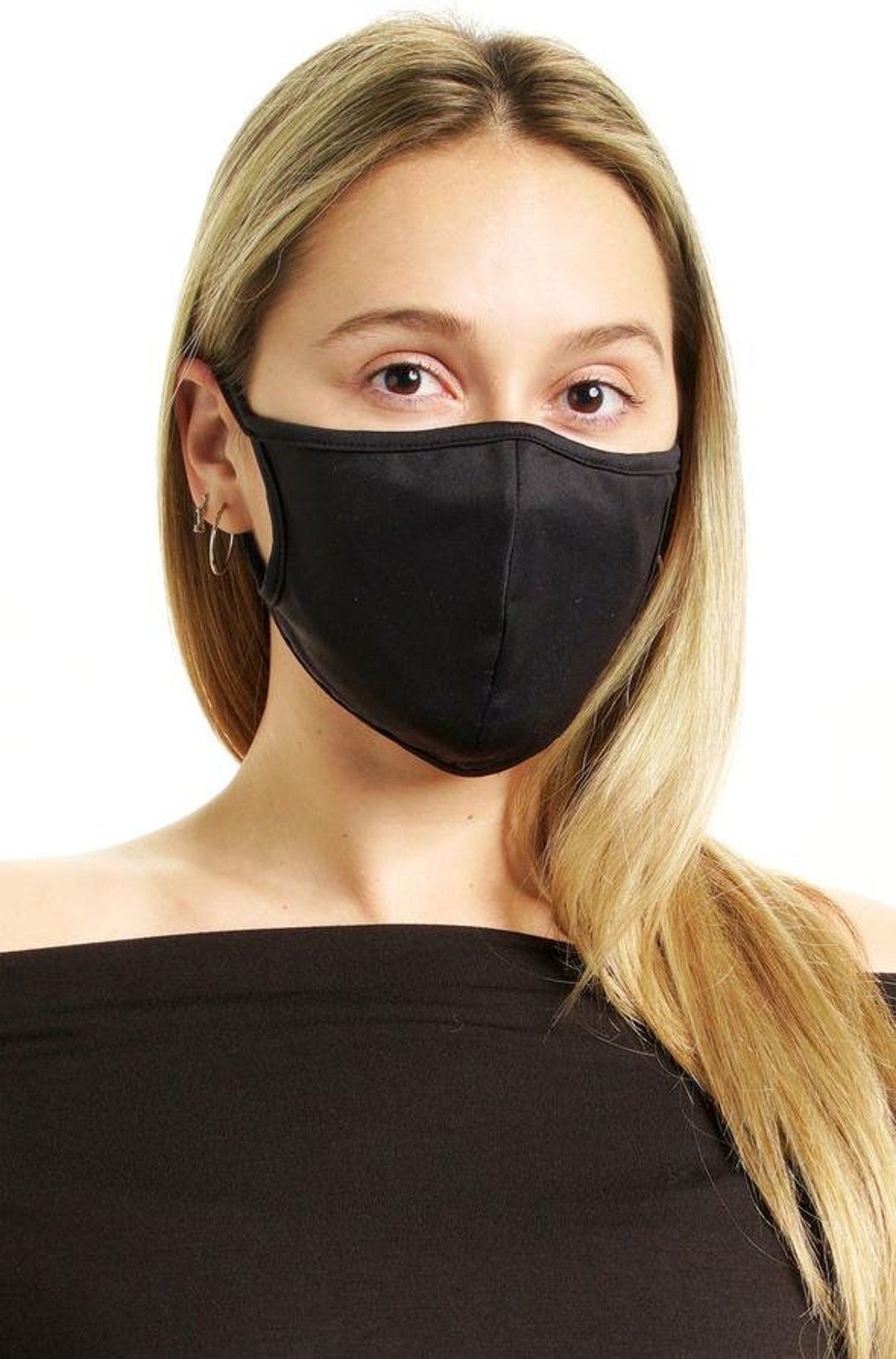 Soft Cloth Fabric Face Mask for Women Washable & Reusable Etsy 日本