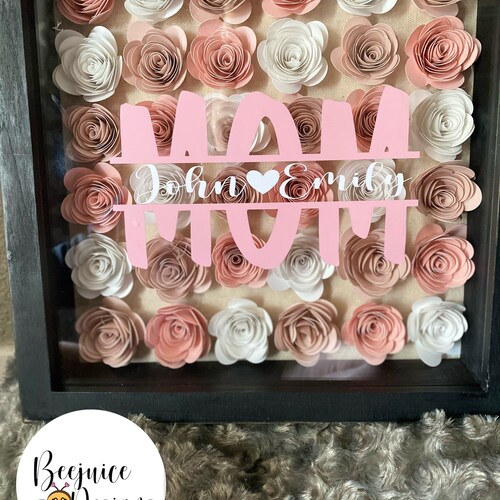 Mother's Day Gift Mother's Day Shadow Box Grandma Etsy
