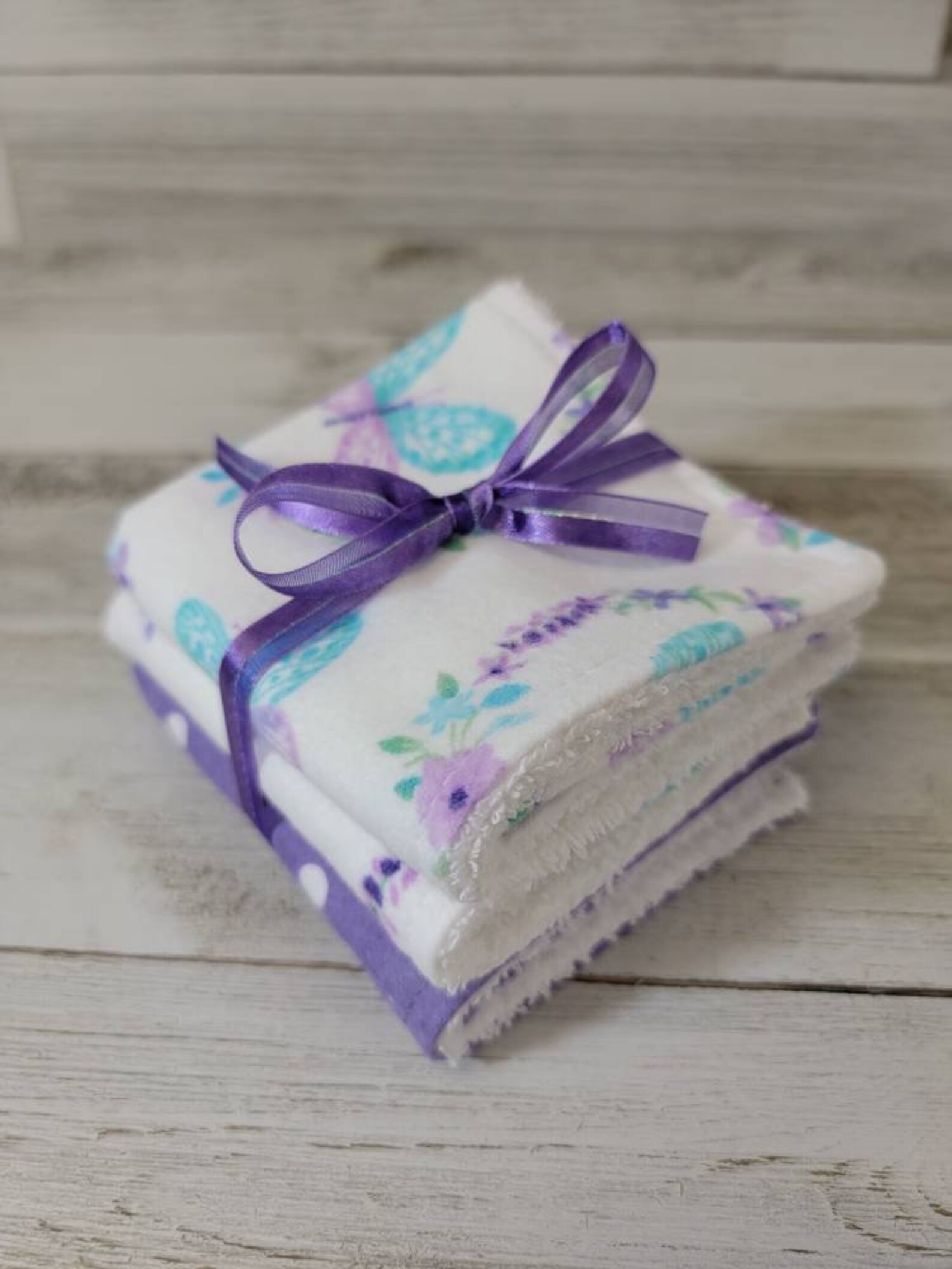 Baby Washcloths Floral Washcloths Washcloth Set Reusable Etsy