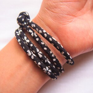 Japanese Necklace, Japanese Jewelry, Japanese Gifts, Kimono Bracelet, Fabric Necklace, Japanese Bracelet, Wrap Bracelet, Choker, Unique Gift