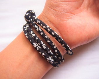 Japanese Necklace, Japanese Jewelry, Japanese Gifts, Kimono Bracelet, Fabric Necklace, Japanese Bracelet, Wrap Bracelet, Choker, Unique Gift