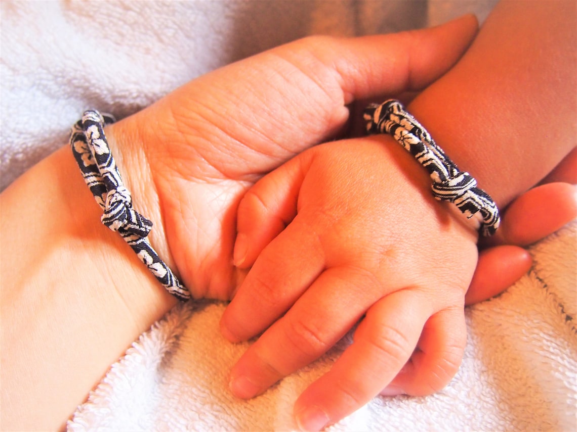 Family Set Bracelets Mom Dad Children Bracelets Protection Etsy