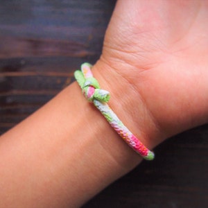 Pulsera para mujer, pulsera para mujer, pulsera para uso diario, pulsera ajustable, pulsera kimono, joyería japonesa, pulsera minimalista, kawaii