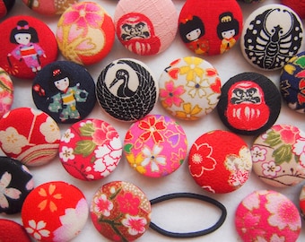 Set of 5/10/20, Japanese Accessories, Kimono Accessories, Japanese Gift, Hair Ties, Hair Accessories, Pony Tail Holder, Hair Accessory Gifts