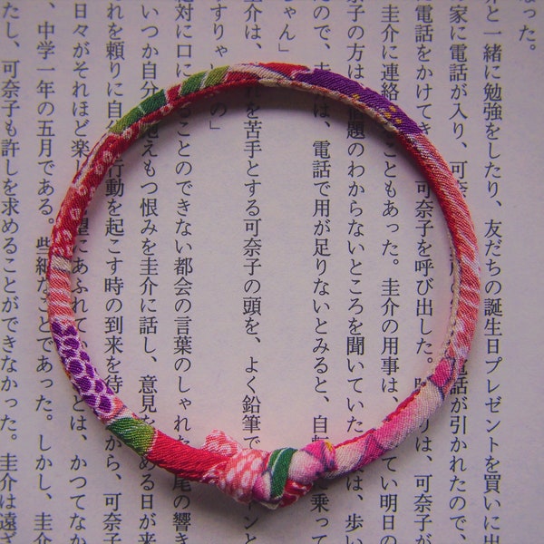 Bracelet pour femme, Bracelet femme, Bracelet de tous les jours, Bracelet réglable, Bracelet kimono, Bijoux japonais, Bracelet minimaliste, Kawaii