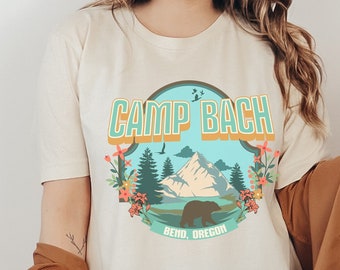 Retro Camp Bachelorette Shirt Camping Bachelorette Shirt Mountain Bride Shirt Hiking Bachelorette Custom Camping Bachelorette Party Shirts