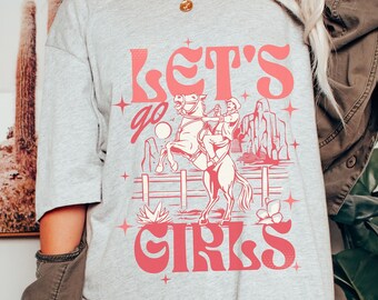 Let's Go Girls Shirt Lets Go Girls Party Shirt Nash Bash Tshirt Retro Western Shirt Country Music Shirt Nashville Girls Trip Party Shirt