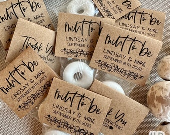 Wedding Favors, Mint to Be Wedding Favors, Mint Favors, Wedding Favor Mints, Personalized Wedding Favor, Rustic Wedding Favors