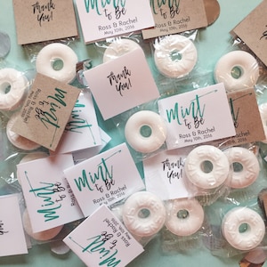 Wedding Favors, Mint to Be Wedding Favors, Mint Favors, Wedding Favor Mints, Personalized Wedding Favor, Rustic Wedding Favors image 5