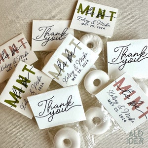 Mint to Be Wedding Favors, Mint Favors, Personalized Wedding Mint Favors, Rustic Wedding Favors, Custom Wedding Mint Labels, Wedding Mints