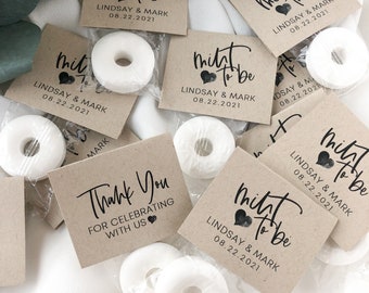 Mint To Be Wedding Favors, Mint Wedding Favors, Mint Favors, Personalized Party Favor, Save The Date, Rustic Wedding Favor, Custom Favors