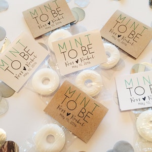 Wedding Favors, Mint to Be Wedding Favors, Mint Favors, Wedding Favor Mints, Personalized Wedding Favor, Rustic Wedding Favors