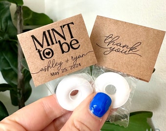 Wedding Favors, Mint to Be Wedding Favors, Mint Favors, Wedding Favor Mints, Personalized Wedding Favor, Rustic Wedding Favors