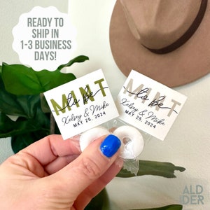 Mint to Be Wedding Favors, Mint Favors, Personalized Wedding Mint Favors, Rustic Wedding Favors, Custom Wedding Mint Labels, Wedding Mints