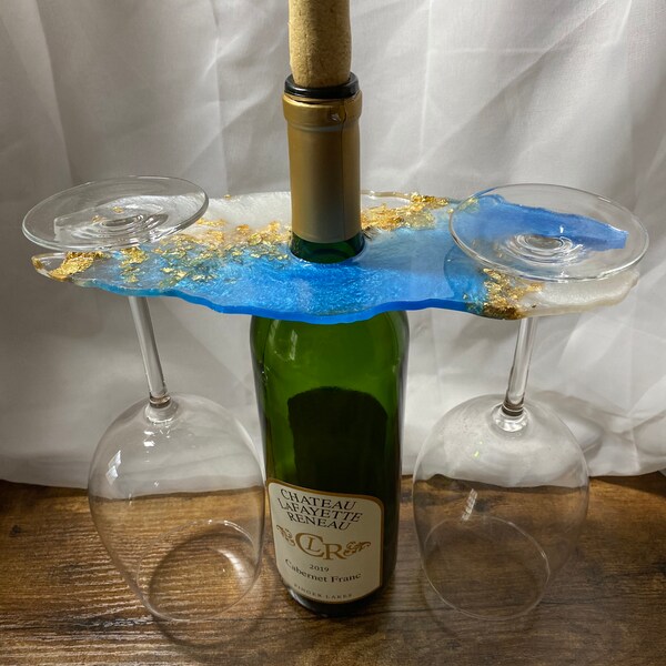 Resin Wine Glass Holder Etsy