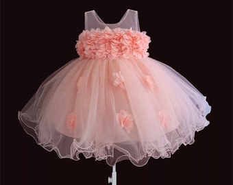 girls petal dress