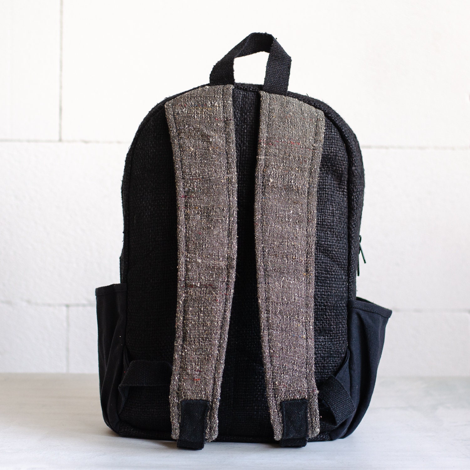 Hemp Backpack Rucksack Travelpack Hipster Etsy