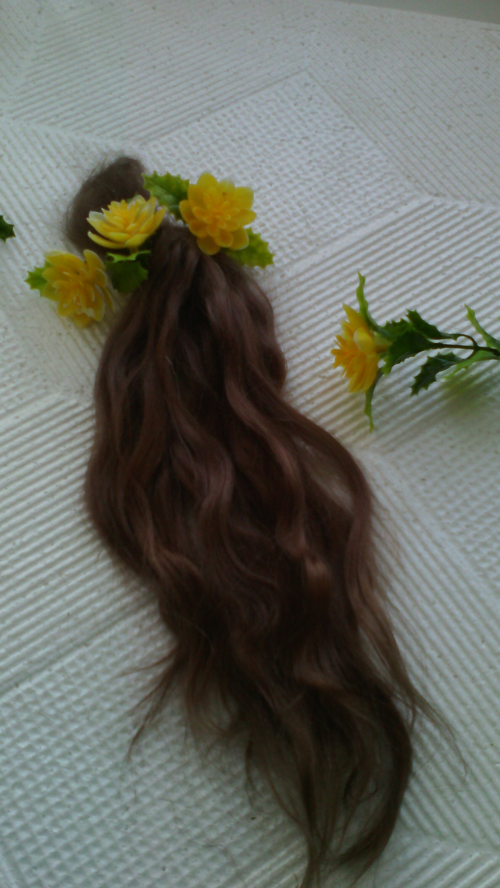 Premium Mohair for Doll Hair. the Color is Brown . Length 20 Etsy UK