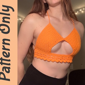 Crochet Top PATTERN // Coffee Date // Adjustable Twist Open Back Crochet  Tee Novice Crochet Pattern for ANY SIZE 