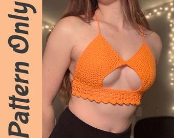 Peekaboo Crochet Bralette Tutorial