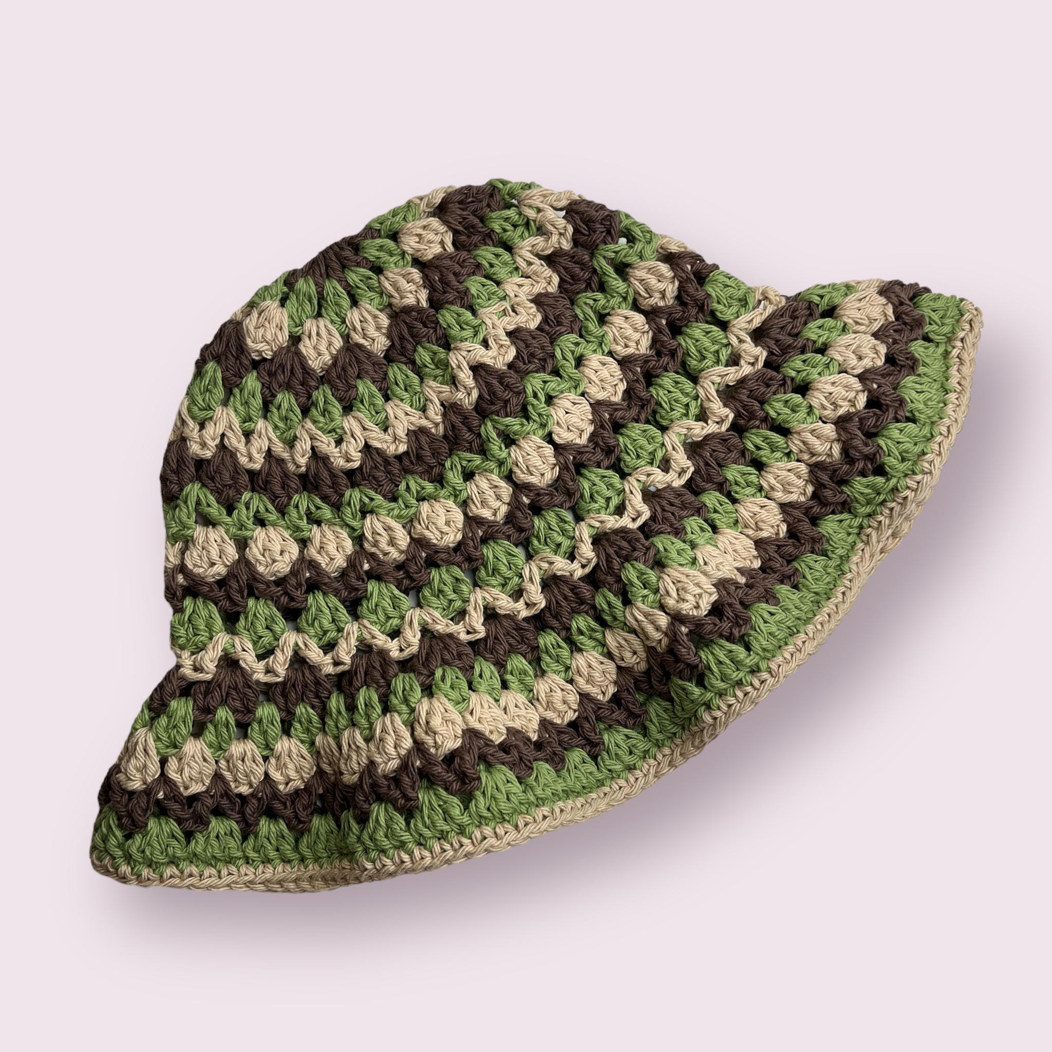 The Kelp Crochet Bucket Sun Hat Cotton Yarn Handcrafted Handmade by Seller ?✨ in this months issue of @insidecrochet this dreamy  main image 4