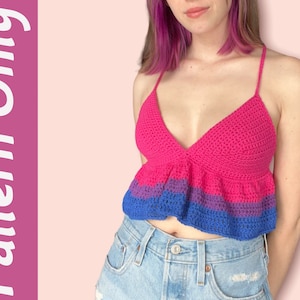 PATTERN | The Ruffle Top Crochet Downloadable Instructions