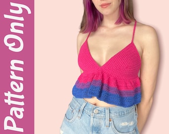 PATTERN | The Ruffle Top Crochet Downloadable Instructions