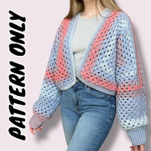 PATTERN | Granny Hexagon Cardigan Crochet Pattern