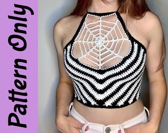 PATTERN | The Spiderweb Top Crochet Pattern