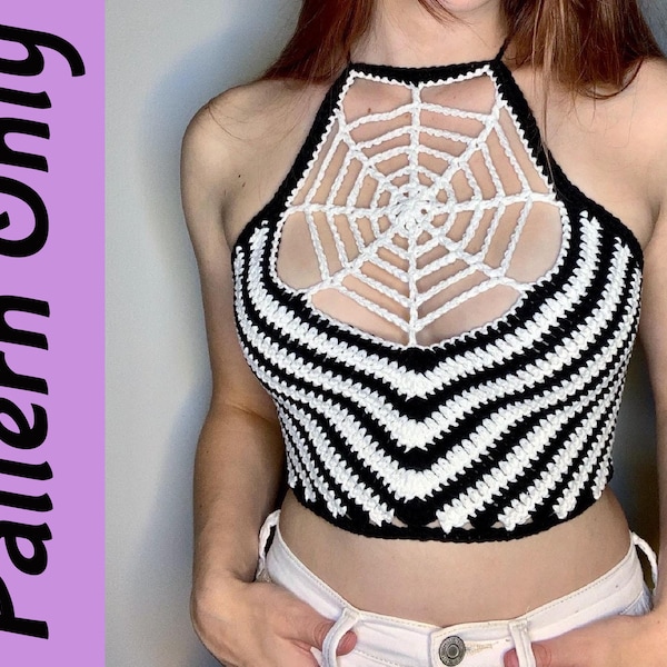 PATTERN | The Spiderweb Top Crochet Pattern