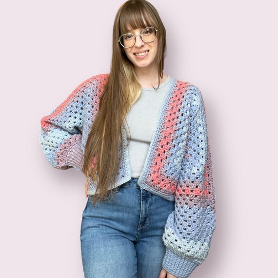 PATTERN | Granny Hexagon Cardigan Crochet Pattern - Etsy